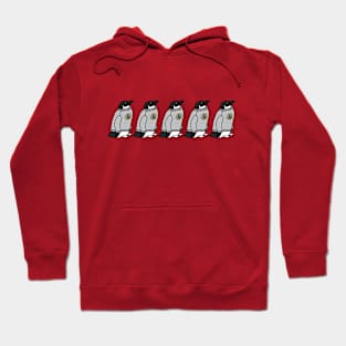 Five Christmas Tree Sweater Penguins Hoodie